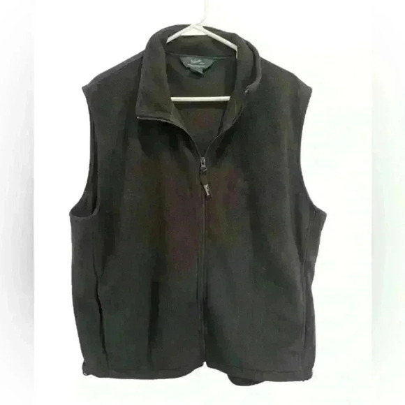Woolrich Andes Fleece Vest in Black Men’s Size XL - Picture 1 of 9